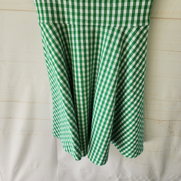 Kate Spade Green Gingham Ponte Dress - Picture 6 of 12